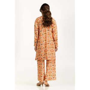 Conjunto Coordinado de Algodón y Nailon Estampado IPST-55175, Atuendo Casual de 2 Piezas con Diseño sin Cuello, Tallas de la XXS a la 3XL para Primavera/Verano - Product Image 1