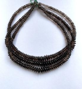 ลูกปัดควอตซ์สโมคกี้ ขนาด 16 นิ้ว คุณภาพสูงสุด AAA ลูกปัดธรรมชาติ สำหรับทำเครื่องประดับอัญมณี - Product Image 3