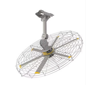 Nuovo Ventilatore Direzionale Orientabile di Alta Qualità per Fai-da-Te, Montaggio su Trave a I, Controllori di Velocità, Pale in Alluminio, Garanzia di 3 Anni, Colorado - Product Image 1