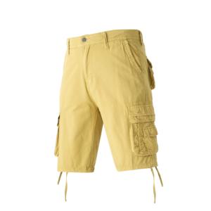 Pantalones Cortos Deportivos de Lona 100% Algodón, Diseño Holgado, Logotipo Personalizado en la Parte Delantera, Secado Rápido, Pantalones Cortos Casuales de Verano para Hombre - Product Image 6