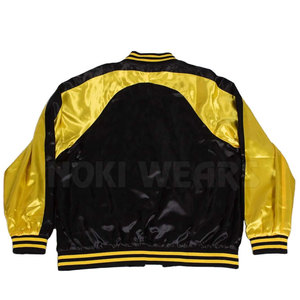 Servicio OEM Chaqueta Universitaria de Satén para Hombre de Alta Calidad, Nueva Chaqueta Universitaria de Satén para Hombre en Venta - Product Image 2