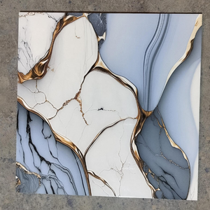 Baldosas de Cerámica Vitrificada de 60x60 cm, 2x2 Pies, para Sala de Estar, Dormitorio, Pasillo, Cocina, Acabado Brillante - Product Image 3