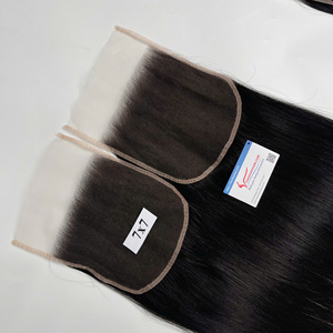 Hot New 100% Virgin Vietnamien Remy Extensions de Cheveux Humains Fermeture de Dentelle de Vague Naturelle - Product Image 2