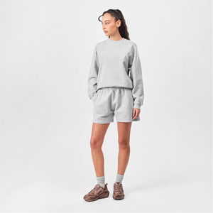 Sudadera de gran tamaño para mujer, ropa de calle informal, sudadera sin bolsillos, Top corto para mujer, sudadera, traje de moda - Product Image 6