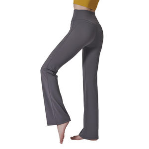 Mallas ligeras de yoga para gimnasio de cintura alta para mujer/mallas ligeras con estampado personalizado de alta calidad para mujer - Product Image 1