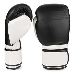Gants de boxe en cuir de vache véritable avec impression de logo personnalisée en gros, fabricant de haute qualité, gants de sparring à boucle et crochet CP-BG-01 - Product Image 1