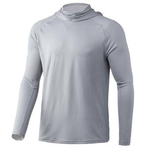 Sudadera de Pesca Personalizada al por Mayor, Ropa de Pesca para Hombre, Sudadera con Capucha, Protección UV, Manga Larga, con Polaina para el Cuello - Product Image 5