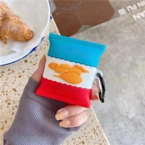 Étui à collation pour Airpod 1 2 3 Pro étuis <span class=keywords><strong>de</strong></span> charge <span class=keywords><strong>de</strong></span> <span class=keywords><strong>marque</strong></span> <span class=keywords><strong>de</strong></span> mode couverture 3d dessin animé mignon étui <span class=keywords><strong>de</strong></span> protection alimentaire en silicone pour <span class=keywords><strong>Airpods</strong></span> - Product Image 2