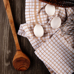 100% Cotton Terry Kitchen Napkin Beige-Plain Classic Woven Fabric for Home Table <b>Airplane</b> Hotels Wedding Occasions Restaurants - Product Image 1