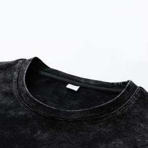 เสื้อยืดสำหรับผู้ชายผ้าฝ้ายระบายอากาศได้ดีใส่ได้ทั้งชายและหญิงเสื้อยืดผ้าฝ้าย100% ทรงหลวมใส่ซักได้สไตล์วินเทจฤดูร้อน - Product Image 3