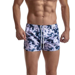 Short de bain d'été imprimé de l'usine OEM pour hommes Short de bain décontracté à motifs solides à séchage rapide pour hommes de plage - Product Image 4