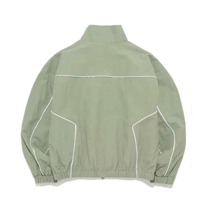 Service OEM ODM – Ensemble survêtement coupe ample 2 pièces personnalisé pour femme, léger, oversize, en nylon PVC antibactérien, pour homme - Product Image 5