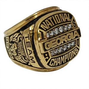 Anillo de Campeonato Personalizado de Acero Inoxidable |   Anillo Deportivo Personalizado Moderno - Product Image 1