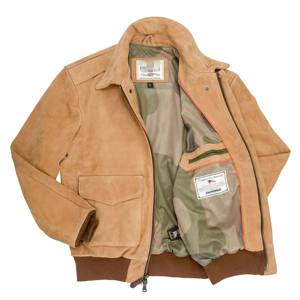 Chaqueta de vuelo de cuero para hombre de alta calidad con estilo de Aviador clásico y forro de piel extraíble, ideal para uso en invierno y al aire libre - Product Image 2