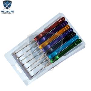 Juego de Cuchillos PDL de Nuevo Estilo |   Instrumentos Duraderos de Acero Inoxidable para Ligamentos Periodontales |   Kit de Extracción Dental y Cirugía Oral - Product Image 6