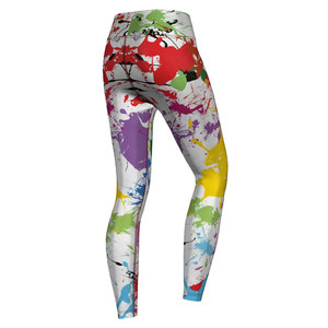 Legging de sublimation imprimé de haute qualité pour femmes bas prix dernier style vêtements de yoga taille haute avec logo personnalisable - Product Image 3