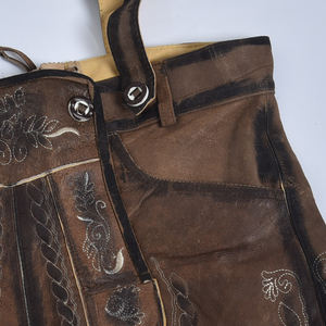 Pantalones cortos de cuero alemán Hombres Bavarian German Lederhosen Ropa nueva Pantalones cortos de cuero de alta calidad Pantalones cortos de cuero para hombres - Product Image 5