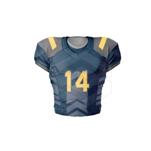 Camiseta de fútbol americano transpirable personalizada al por mayor, nuevo diseño, camiseta de fútbol americano de secado rápido de alta calidad - Product Image 6