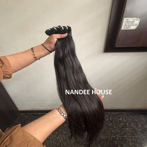 Extensions de cheveux humains Remy noirs 100% naturels, 8-30 pouces, Yaki lisse, ondulations souples, boucles Jerry - Product Image 6