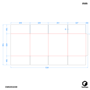 Caja de Cartón Marrón de 34.7x32.5x39.2 cm con Solapas, Económica y Funcional para Envío, Almacenamiento, Grabado en Relieve, Manejo, Muestra Gratis - Product Image 4