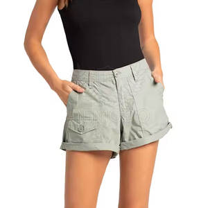 Nuevo estilo de pantalones cortos de carga de las mujeres con bolsillos profundos y tela duradera para el uso al aire libre pantalones cortos de las mujeres - Product Image 1