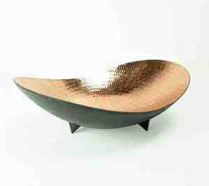 Tazón de frutas secas de Metal de diseño moderno, almacenamiento decorativo para nueces, tazón de almacenamiento de aperitivos, dulces y aperitivos, duradero - Product Image 1