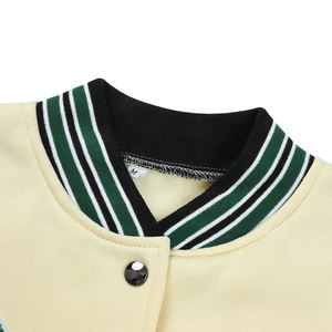 Personnalisable Satin Recadrée Varsity Vestes Haute Qualité Sublimé Satin Letterman Veste pour Dames Femmes Baseball Crop Vestes - Product Image 6