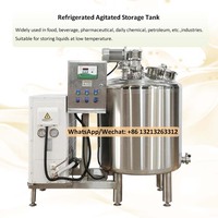Réservoir de pasteurisation et de refroidissement du lait de 100L, 200L, 500L, 1000L pour ferme
