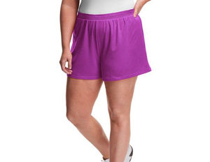 Short de basket-ball pour femmes, vente en gros, maille unie, entraînement de gymnastique, avec étiquette privée - Product Image 1