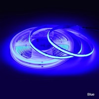 Décorations de noël COB Led Strip Light 320LED Dotless FOB Led Strip Flexible 12V 24V Led Cob Strip Luz Cinta Tira Ruban Ruban