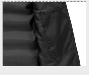 Nouvelles femmes et hommes longue mince à capuche doudoune veste imperméable coupe-vent hiver - Product Image 2