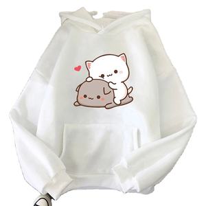 Sudadera con capucha informal holgada de manga larga para mujer europea y N - Product Image 4