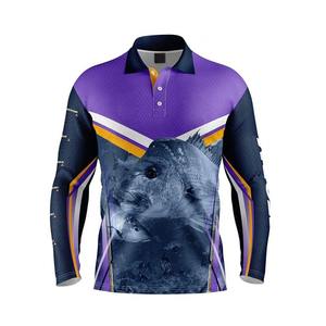 Camiseta Polo de Pesca con Protección Solar UPF 50+ de Nuevo Diseño, 100% Poliéster, con Botones, Fácil de Lavar y Usar para Hombre - Product Image 5