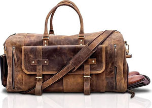 Bolsas de Viaje de Cuero de Primera Calidad, Bolsa de Viaje Impermeable para Navegación, Motociclismo, Caza, Camping - Product Image 5