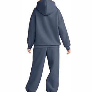 Calidad profesional 100% algodón Chándal con capucha para mujer Tamaño y color personalizados - Product Image 2