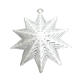 Design à la mode Articles décoratifs de Noël Plaqué or Fer Métal Suspendu Coeur Arbre de Noël Ornement Personnalisé - Product Image 4