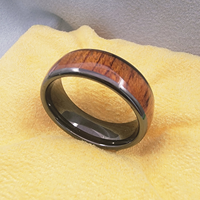 Anillo de Cerámica Colorido AOZORA con Acabado Brillante, Anillo de Boda Unisex, Resistente al Agua IP68, Chip NFC T5577 NTAG216 de 13.56MHz para Control de Acceso