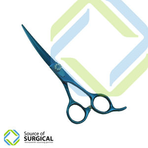 Ensemble de ciseaux à lame en acier inoxydable professionnels pour l'alimentation manuelle de toilettage de chiens de compagnie avec fonction lavable prise américaine usage domestique - Product Image 1