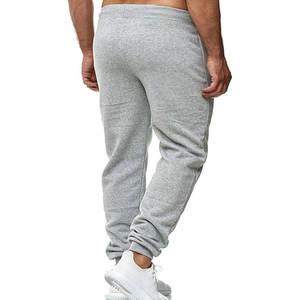 Pantalon de survêtement décontracté léger pour homme, taille élastique, devant plat, coupe mi-haute, coupe-vent, respirant, idéal pour l'été, logo personnalisable - Product Image 4