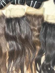 Vendeurs de paquets de cheveux vierges du Vietnam non traités cuticule intacte en vrac double trame extensions de cheveux humains bruts du temple indien - Product Image 3