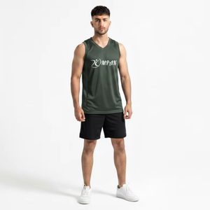 Camiseta de Baloncesto Premium Forest Shadow para Equipos de Élite, Clubes de Entrenamiento, Ropa Deportiva Transpirable de Malla - Product Image 1