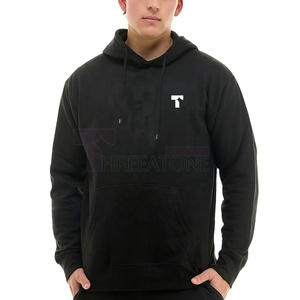 Sudadera con capucha de mezcla de algodón activo para hombre de rendimiento ligero Tela que absorbe el sudor de invierno con impresión digital - Product Image 2