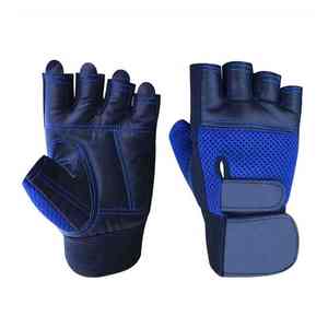 Gants de gymnastique respirants demi-doigt robustes les plus vendus avec fermeture à lacets pour l'entraînement sportif - Product Image 1