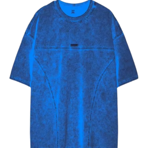 เสื้อยืดโอเวอร์ไซส์ทรงใหญ่พิเศษ ผ้าคอตตอน 100% สไตล์วินเทจ สตรีทแวร์ ทรงไหล่ตก คอกลม สำหรับผู้ชาย - Product Image 2