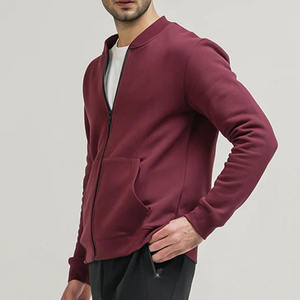 Chaqueta de bombardero de primavera y otoño popular suelta y guapa para hombre, cuello de costilla y puños de manga, chaqueta de puerta exterior, bolsillos grandes - Product Image 6