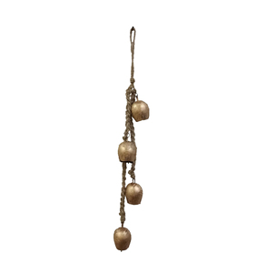 Elegant 4 Cluster Shape Wind Chimes Indoor Outdoor Wedding Home Decor Handmade Metal Hanging <b>Bells</b> Rope Creative Novelty for - Product Image 1