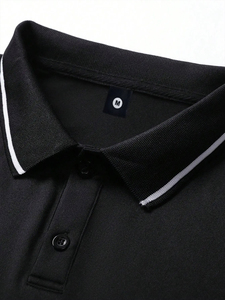 Polo de diseño único de talla grande, camisetas polo de llegada, ropa a granel, ropa mixta, fardo de ropa usada, camisetas polo de secado rápido para hombres - Product Image 3