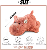 Peluches de poupées en peluche douces chauffantes pour enfants sur mesure Fabricant de peluches en peluche pondérée sur mesure