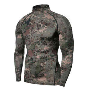 Sublimación personalizada de alta calidad Impreso MMA Mangas largas Transpirable Rash Guard para hombres Fight Wear - Product Image 2