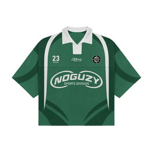 Camiseta de fútbol retro americana personalizada para adultos jóvenes Polo clásico de gran tamaño deporte con sublimación malla de poliéster conjunto de tamaño adulto - Product Image 4